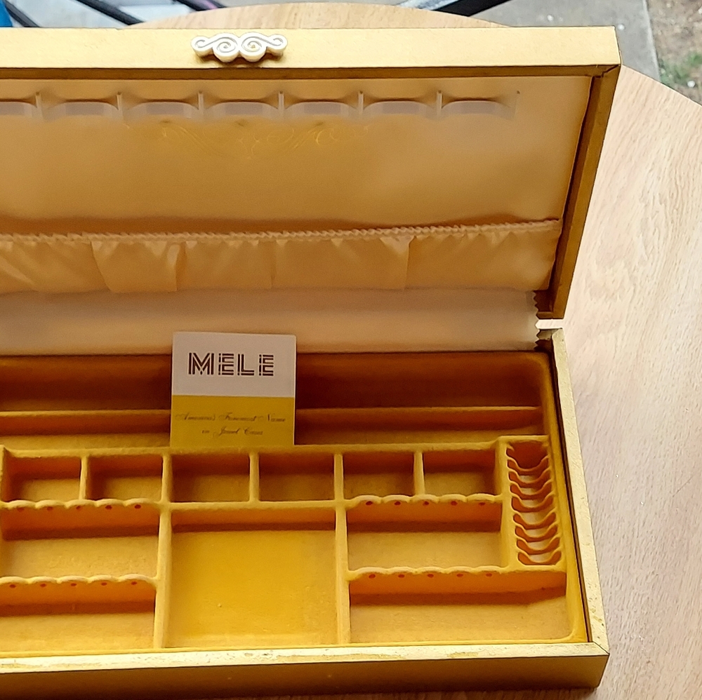 Vintage Mele Jewelry Box